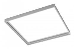 G-TECH Ramme til overflademontering af LED-paneler 45x45cm, uden skruer, hvid 1208959231