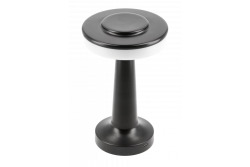 Decor Bordlampe Monum 3W 200lm DC 5V 1A 3000 K 3 grader. Dæmpbar med 1800 mAh batteri, sort. 1208962504