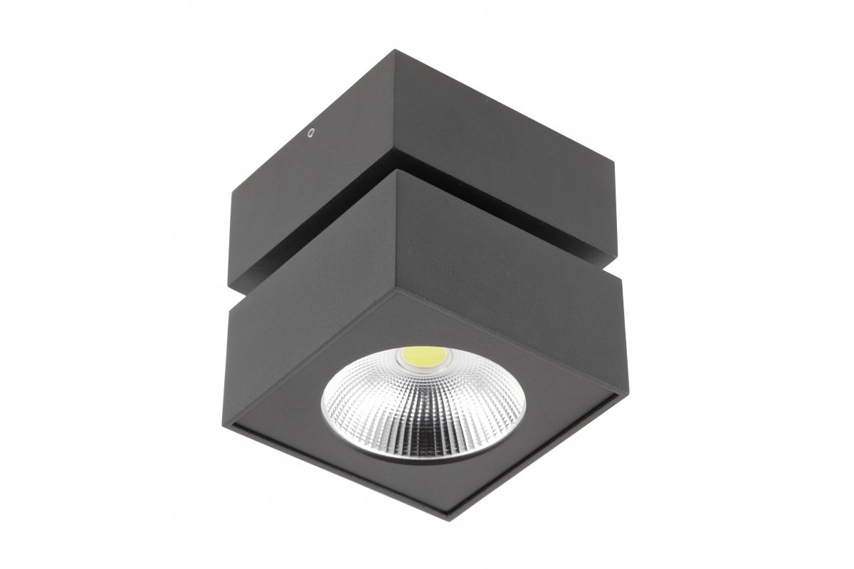 Dekorarmatur LED BIANCO 15W 1500lm AC220-240V 50/60 Hz PF> 0.5 Ra≥80 IP20 IK06.36° 4000K firkantet sort. 1208962666