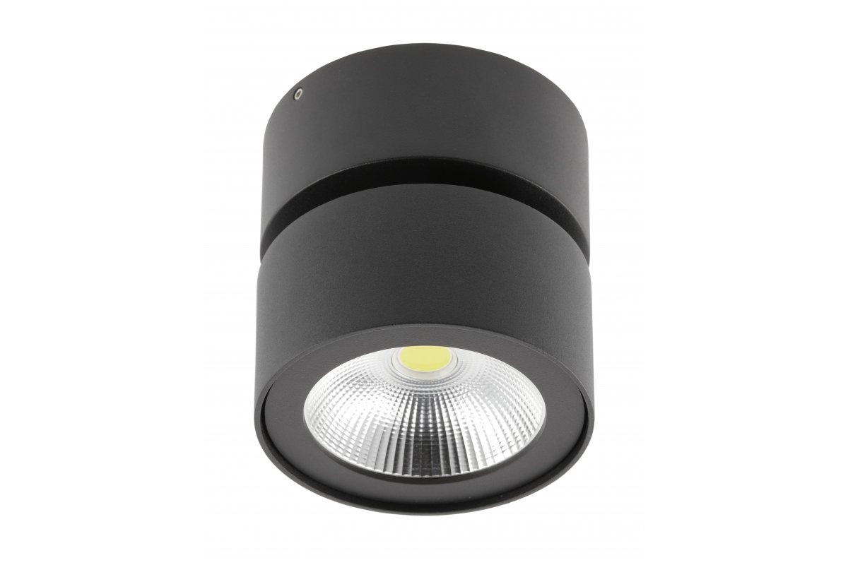 Dekorarmatur LED BIANCO 15W 1500lm AC220-240V 50/60 Hz PF> 0,5 Ra≥80 IP20 IK06.36° 4000K rund sort. 1208962668