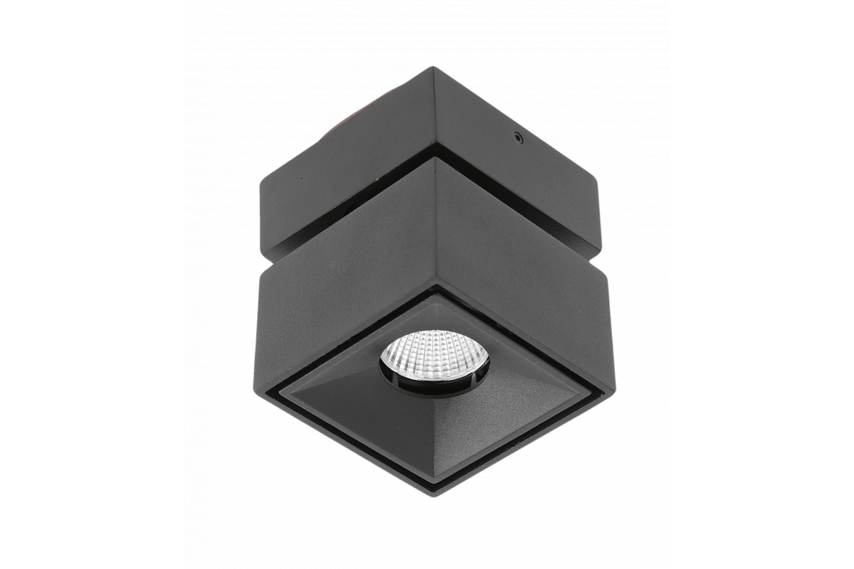 Dekor LED armatur BIANCO 8W 680lm AC220-240V 50/60 Hz PF>0,9 Ra≥80 IP20 IK06 36° 4000K firkantet sort. 1208962670