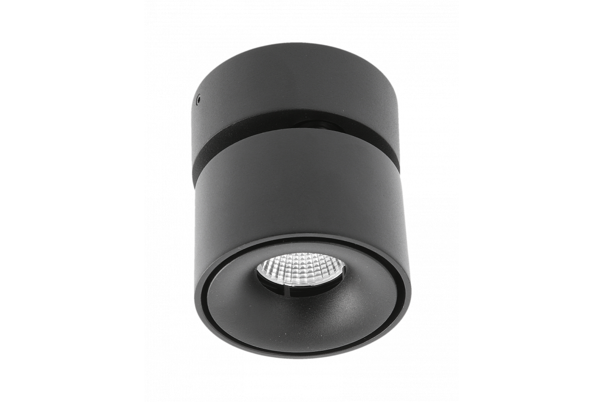 Dekor LED armatur BIANCO 8W 680lm AC220-240V 50/60 Hz PF>0,9 Ra≥80 IP20 IK06 36° 4000K rund sort. 1208962672