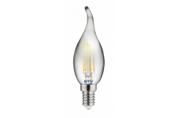 Dekorativt LED lys, FILAMENT, C35L, 27006, E14, 4W, 240lm, AC220-240V/ 50-60Hz, RA>80, 360° 1208962696