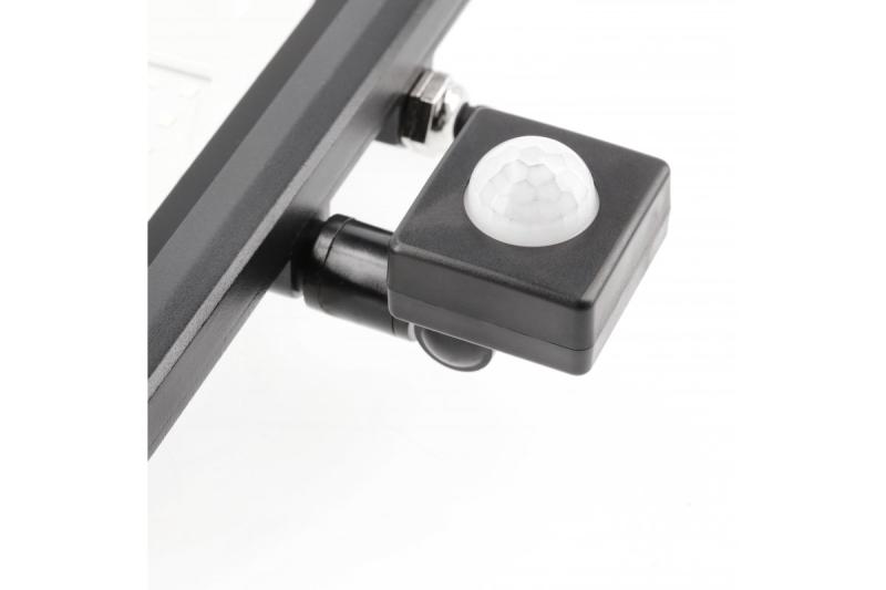 LED-projektør iNEXT med bevægelsessensor 20 W 1600 lm, PF>0,9, RA>80, IP65, 120°, 6400 K, sort krop 1208962859