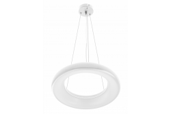 LED-decorarmatur LEON 35W 3200lm AC220-240V 50/60Hz 120° IP40 4000K ophængt/loft hvid. 1208962911
