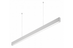 Decoreer LED-hængelampe LIVIA 40W 3600lm AC220-240V 50-60Hz 100° RA>80 IP20 AL/PC 4000K 120cm hvid. 1208962914