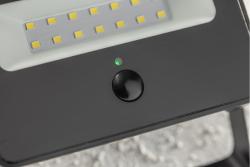 Solar LED oversvømmelseslys LUMOS, med bevægelsessensor, 10W, 850lm, 6400K, IP65, 120°, solpanel, 3y 1208962938