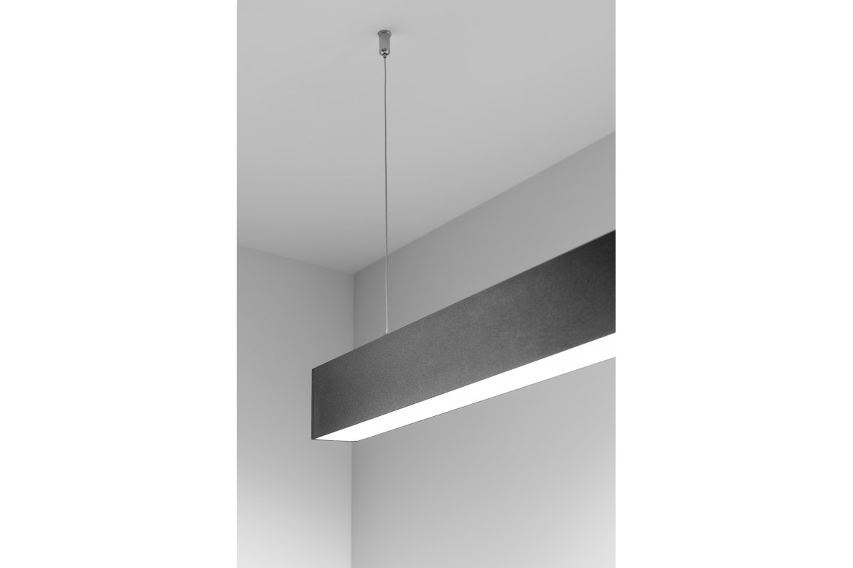 Decor LED lineær armatur LUNA-A 40W 3200lm AC220-240V 50-60Hz 100° RA>80 PF>0,9 AL/PC 4000K 120cm sort. 1208962939