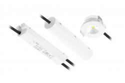 OMAHA-3 LED nødbelysning, 3W, 300lm, AC220-240V, 50-60Hz, IP20, 3h, 6400K, enkeltformål, TEST KNAP 1208963024