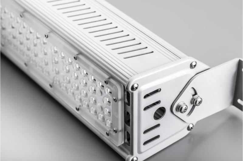 TEKSAS LED Highbay lampe, 100W, 12000lm, AC100-240V, 50/60Hz, IP 65, strålevinkel 60o, 4000K, grå 1208963207