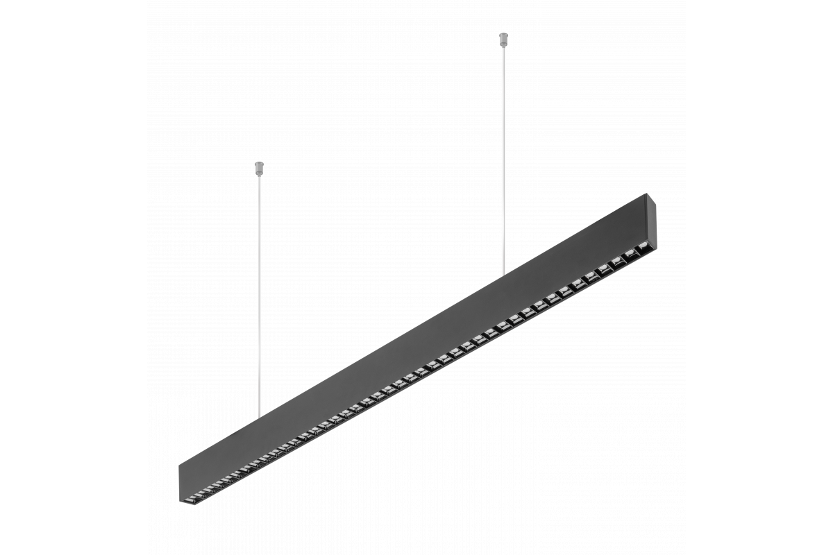 Decor LED hængende armatur VILANA 42W (30W+12W) 4000K RA>80 220-240VAC 48/120° UGR<19 120cm sort. 1208963237