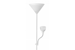 Decor Gulvlampe BENFICA 2 max 60W-E27 max 40W-E14 AC220-240V 50/60Hz hvid. 1208963345
