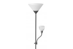 Decor Gulvlampe BENFICA 2 max 60W - E27 max 40W - E14 AC220-240V 50/60Hz grå. 1208963347