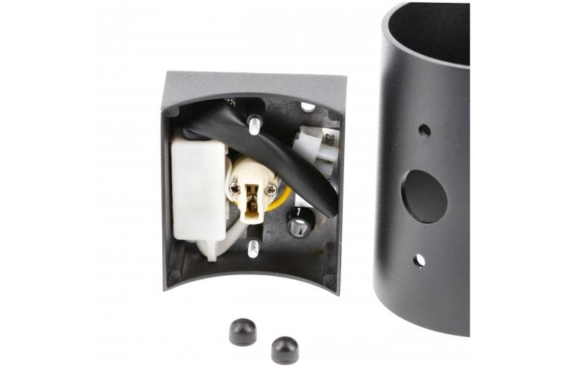 Decor Vægarmatur CAMPIONE aluminium G9 IP20 maks. 40W IP20 rund sort. 1208963851