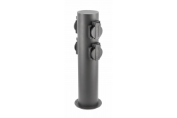 Decor Tuinpaal CORTA-P 36 IP54 AC220-240V 50-60Hz 4*Schuko stikkontakt maks. 3500W pæl grafit. 1208963859