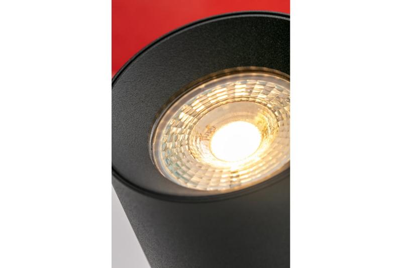 Dekor Loftarmatur FARGO aluminium 70x160mm IP20 maks 20W rund sort. 1208963876