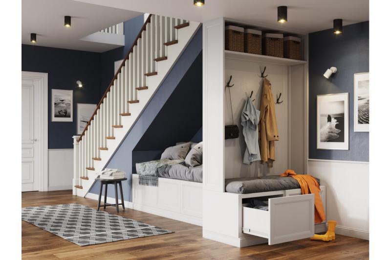 Dekor Loftarmatur FARGO MINI aluminium 56x150mm IP20 max 20W rund hvid. 1208963879