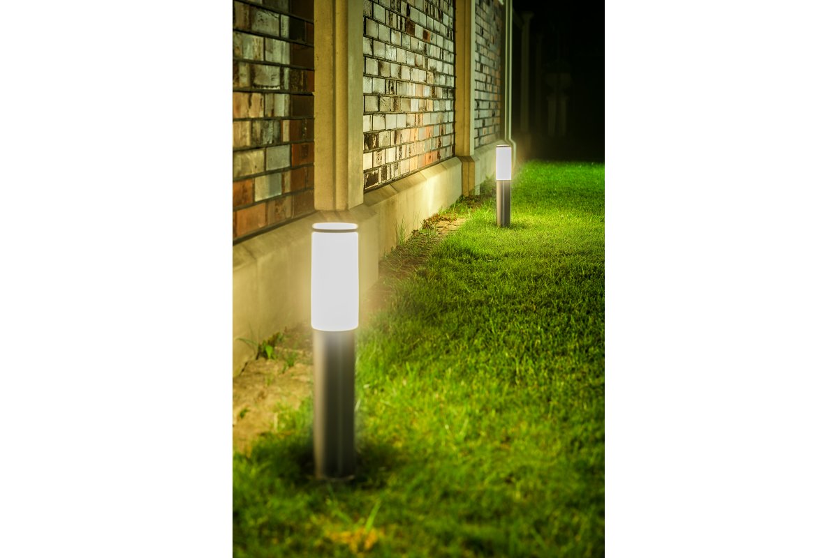 Decor Tuinbelysning MILAN-P 45 E27 MAX.40W IP44 AC220-240V 50-60Hz stolpe inox. 1208963944