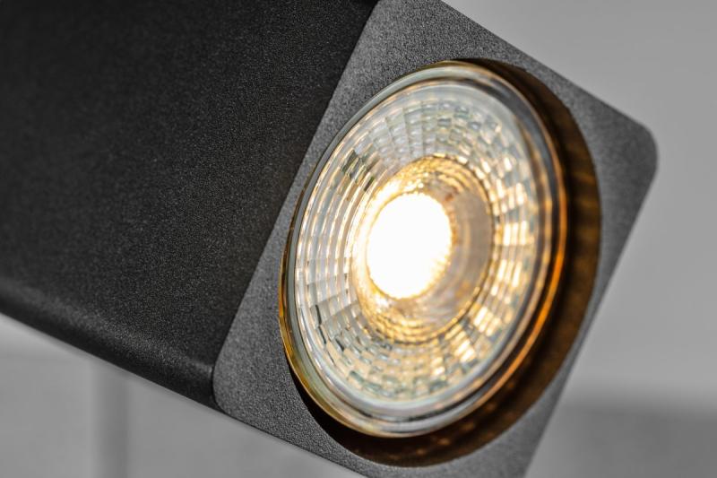 Dekor Loftarmatur RENO aluminium IP20 maks. 20W*2 dobbelt firkant sort. 1208963980