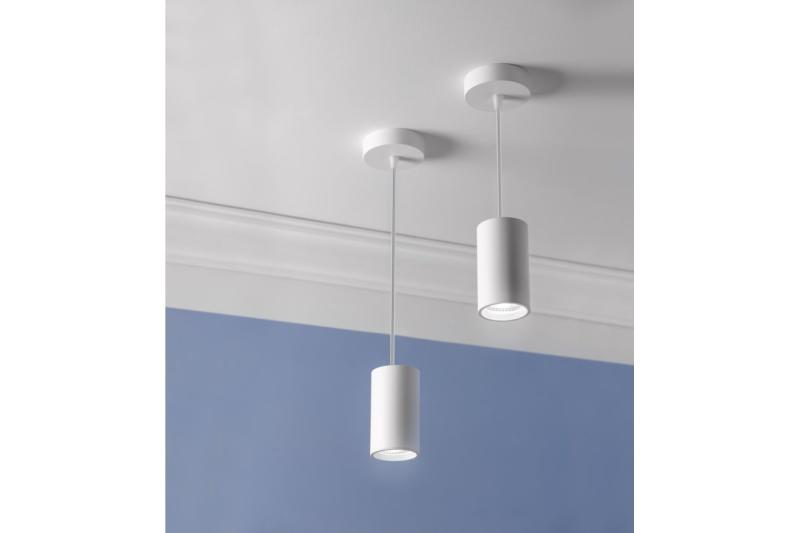 Decorlampe overflademonteret SENSA MINI aluminium 64X115 IP20 maks 50W rund hvidt hus. 1208964012