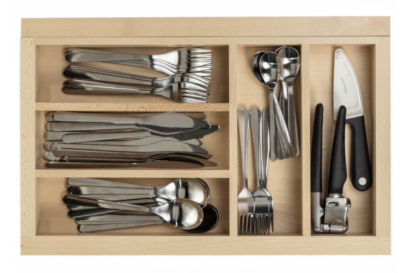 Decor Cutle Bestikbakker Justerbart bestikstativ Farve Bøg 1208966290