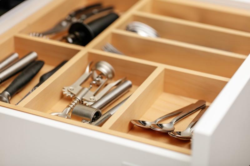 Decor Cutle Bestikbakke Køkken Justerbart Indsats til 600-1000mm Skabe 1208966291