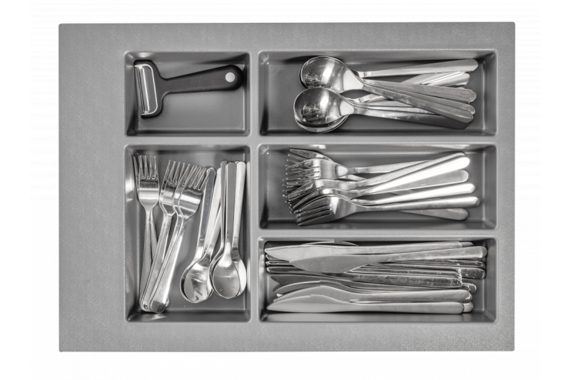 Decor Cutle Bestikindsats til Køkkenskuffe 400 Antracit 1208966374