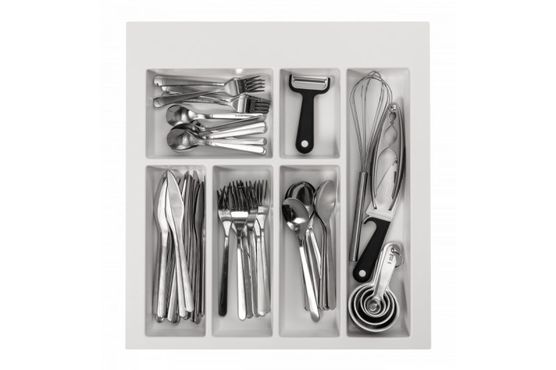Decor Cutle Bestikindsats til Køkkenskuffe 500 Hvid 1208966375