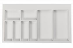 Decor Cutle Bestikbakkeindsats til Køkkenskuffe 900 Hvid 1208966381