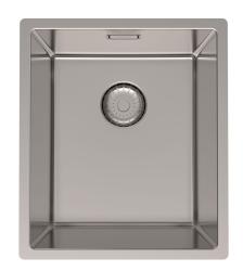 Pure.Sink Prestige rustfrit stål vask 34x40 cm 10mm radius undermontering, planmontering og overmontering PPG3440-02