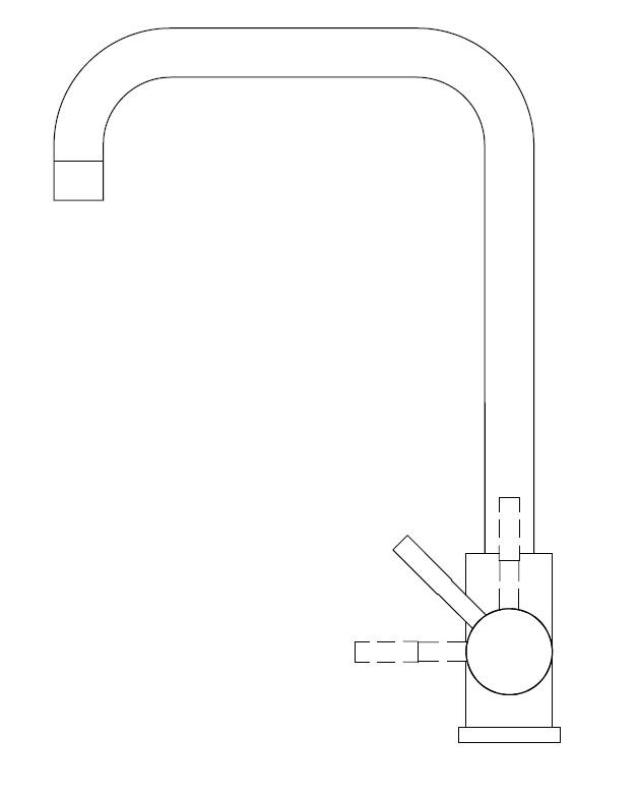 Pure.Sink Elite Steel Pure køkkenarmatur Rustfrit Stål PS8010-02