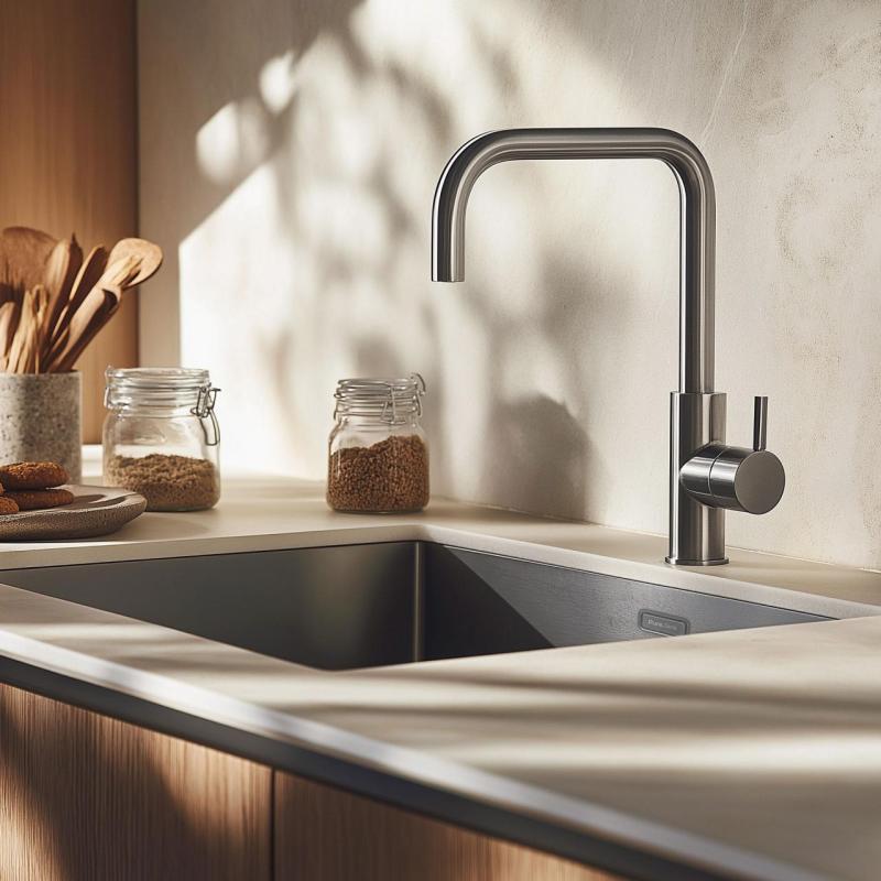 Pure.Sink Elite Steel Pure køkkenarmatur Rustfrit Stål PS8010-02