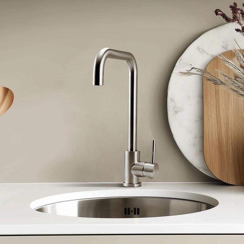 Pure.Sink Elite Steel Pure køkkenarmatur Rustfrit Stål PS8010-02