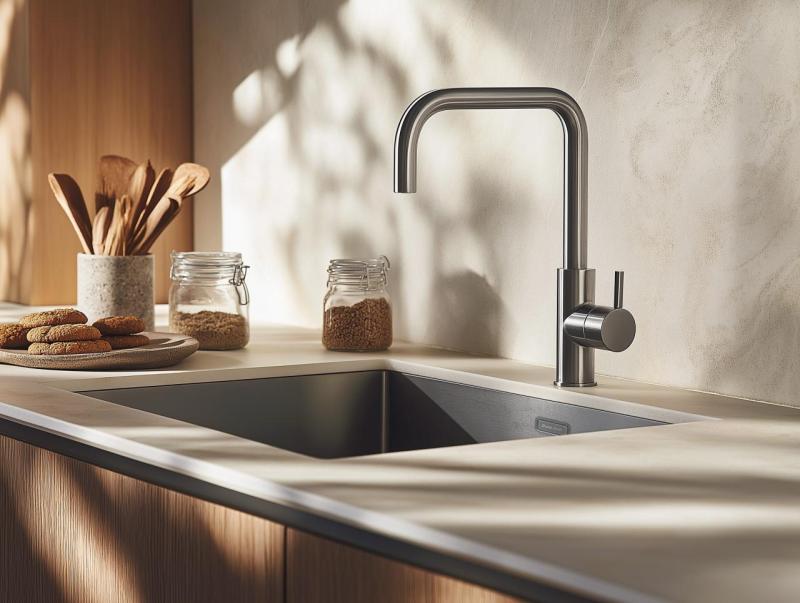 Pure.Sink Elite Steel Pure køkkenarmatur Rustfrit Stål PS8010-02
