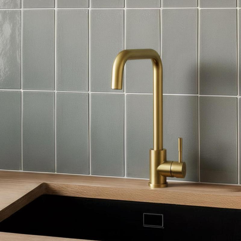 Pure.Sink Elite Steel Pure køkkenarmatur PVD børstet guld PS8010-60