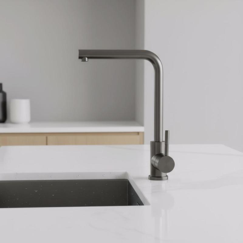 Pure.Sink Elite Steel Spark køkkenarmatur PVD Gun metal PS8040-61