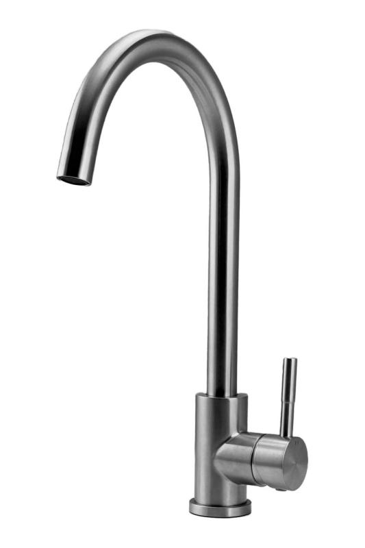 Pure.Sink Elite Steel Stream køkkenarmatur rustfrit stål PS8044-02