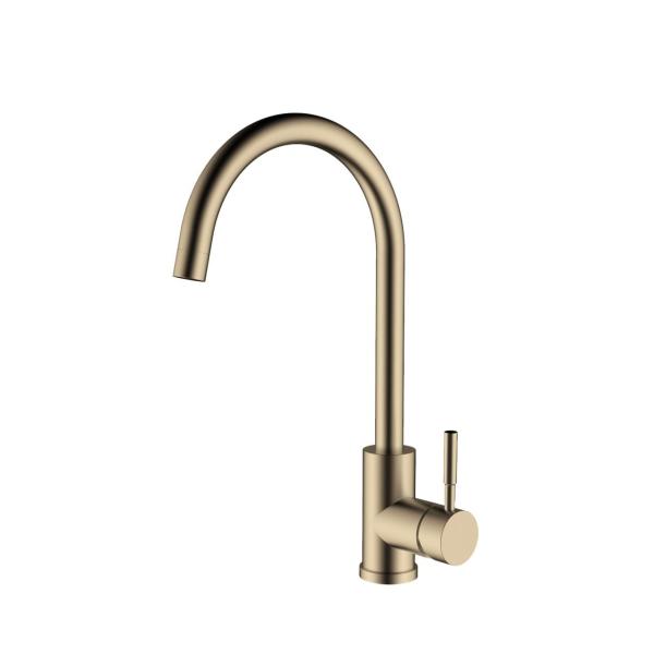 Pure.Sink Elite Steel Stream køkkenarmatur PVD børstet guld PS8044-60