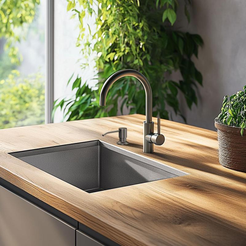 Quadri Manchester Indbygget Sæbedispenser Antracit - Påfyldning fra Toppen 1208967656