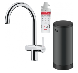 Franke Maris vandhub 7L kedel 3-i-1 med Touch elektronisk kogende vandhane krom med vandhub bypass 1208967853