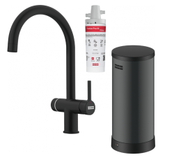 Franke Maris vandhub 7L kedel 3-i-1 med Touch elektronisk kogende vandhane mat sort 160.0713.604