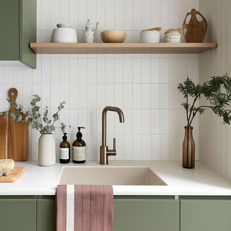 GraniteMy Universal Beige Sand Granit Vask 40x40 cm til indbygning, underbygning og planlægning med gun metal afløbsprop - 1208967919