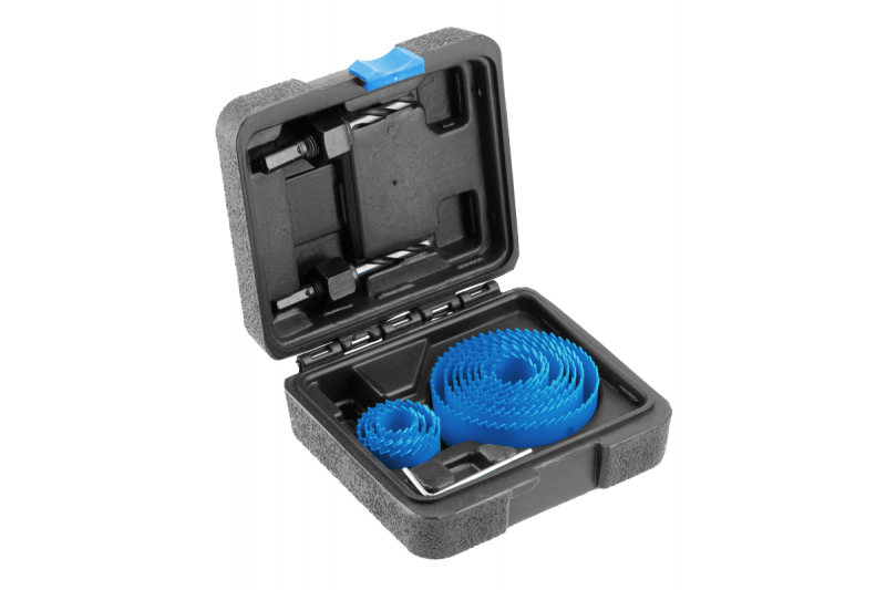 Hoegert kulstofstål hulsavsæt 14-dele.