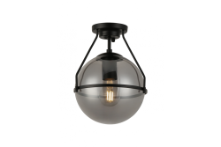 Loftlampe DROP, 7165, AC220-240V, 50/60Hz, 1*E27, max.25W, dia.21 cm, sort