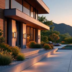 VASTI facade belysning, E27, MAX. 12W, IP54, AC220-240V, 50/60Hz, sort