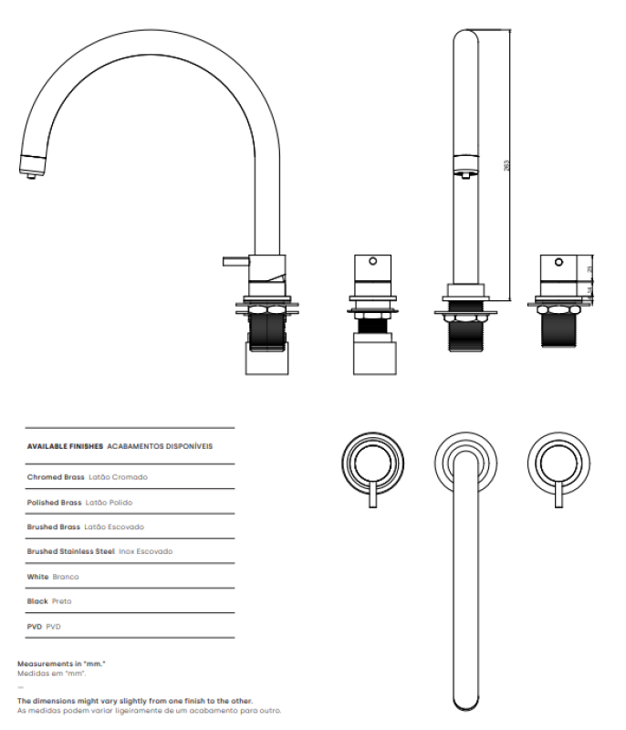 Waterevolution Flow 3-huls køkkenarmatur med drejelig tud og tilslutning til filtreret vand krom T152U01