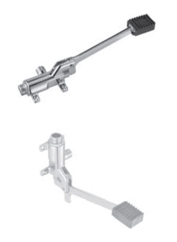 PB Pedal Line Fodpedal krom til Gulv- eller Vægmontering 1208969729