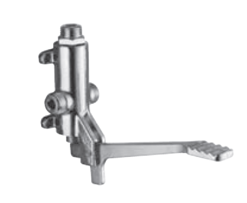 PB Pedal Line Fodpedal Blandingsbatteri krom til Vægmontering 1208969754