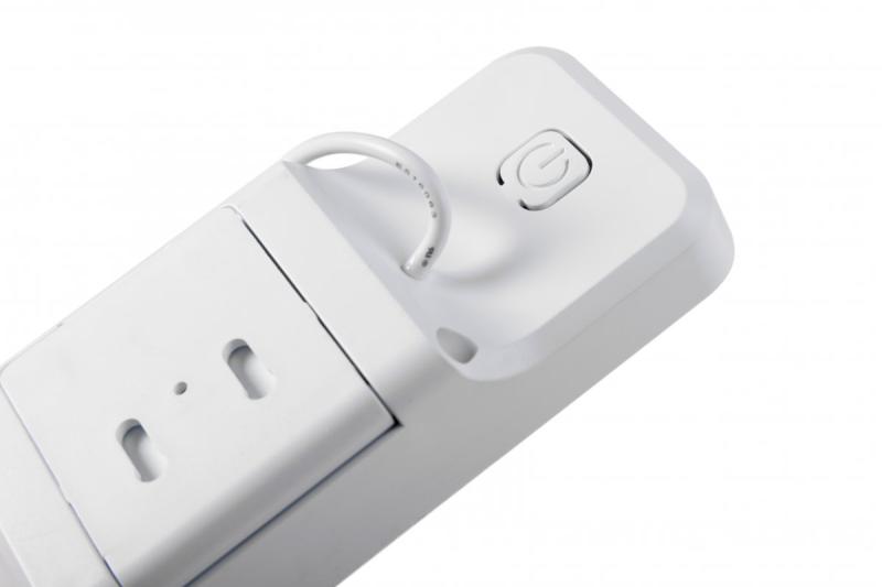 Solbelysningsarmatur med bevægelses- og skumringsdetektor DAVOS, LED, 1000lm, 4000K, 2000mAh, IP54, hvid