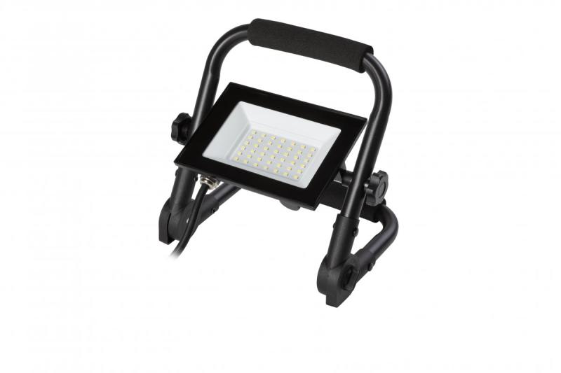 NELI Bærbar Spotlight, LED, 30W, 2700lm, 6400K, AC220-240V, IP65, 1.5m kabel